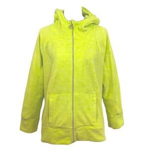Unlisted Kenneth Cole Neon Green Zip Hooded Fleece